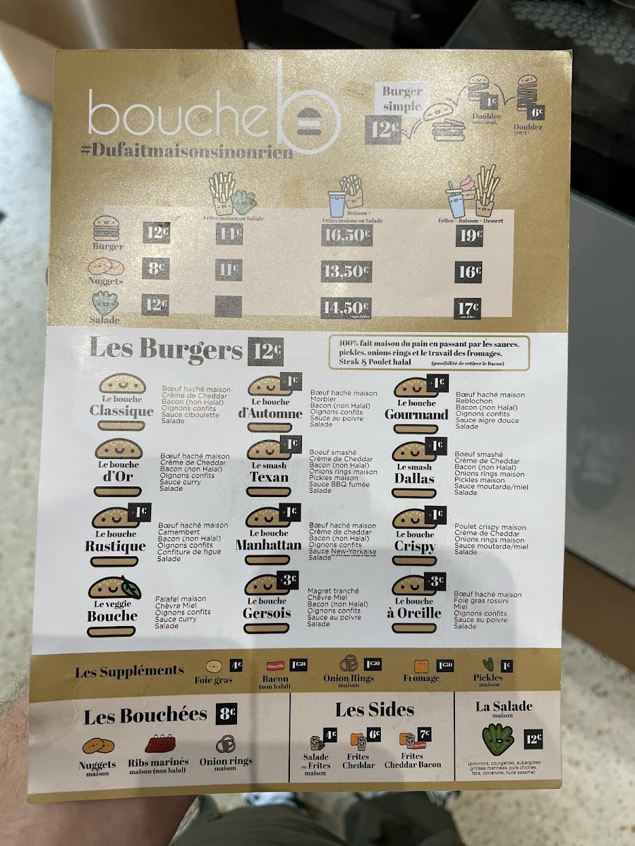 Menu Bouche B - Lafayette-1