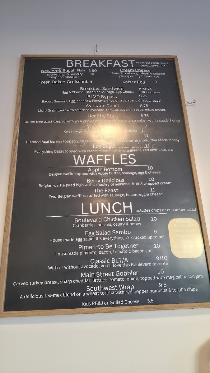 Menu Boulevard West-1