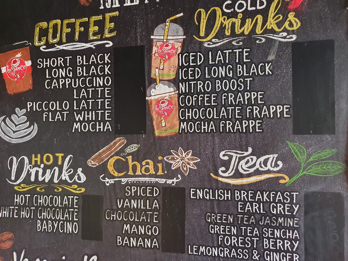 Menu Bounce Coffee Company-4