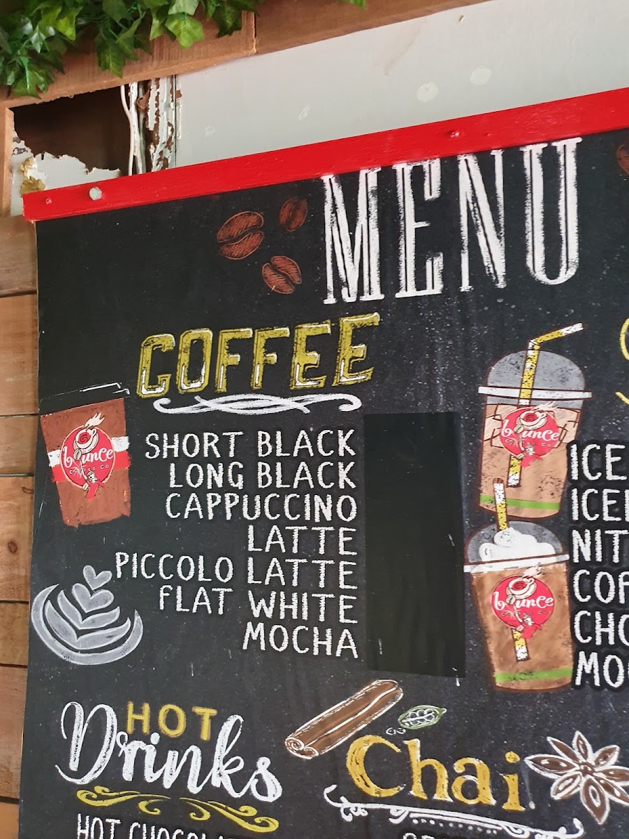 Menu Bounce Coffee Company-8