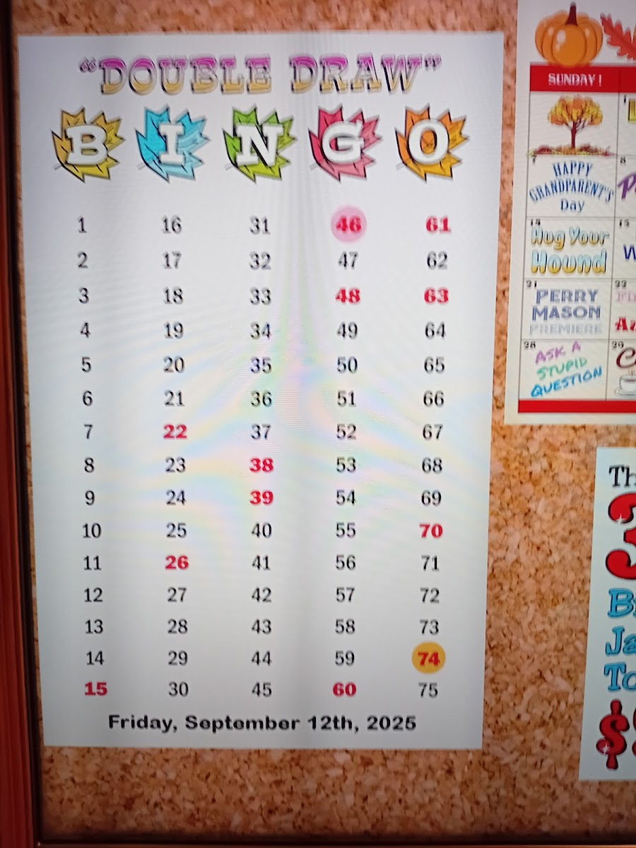 Menu Bourbon Street Sports Bar-1