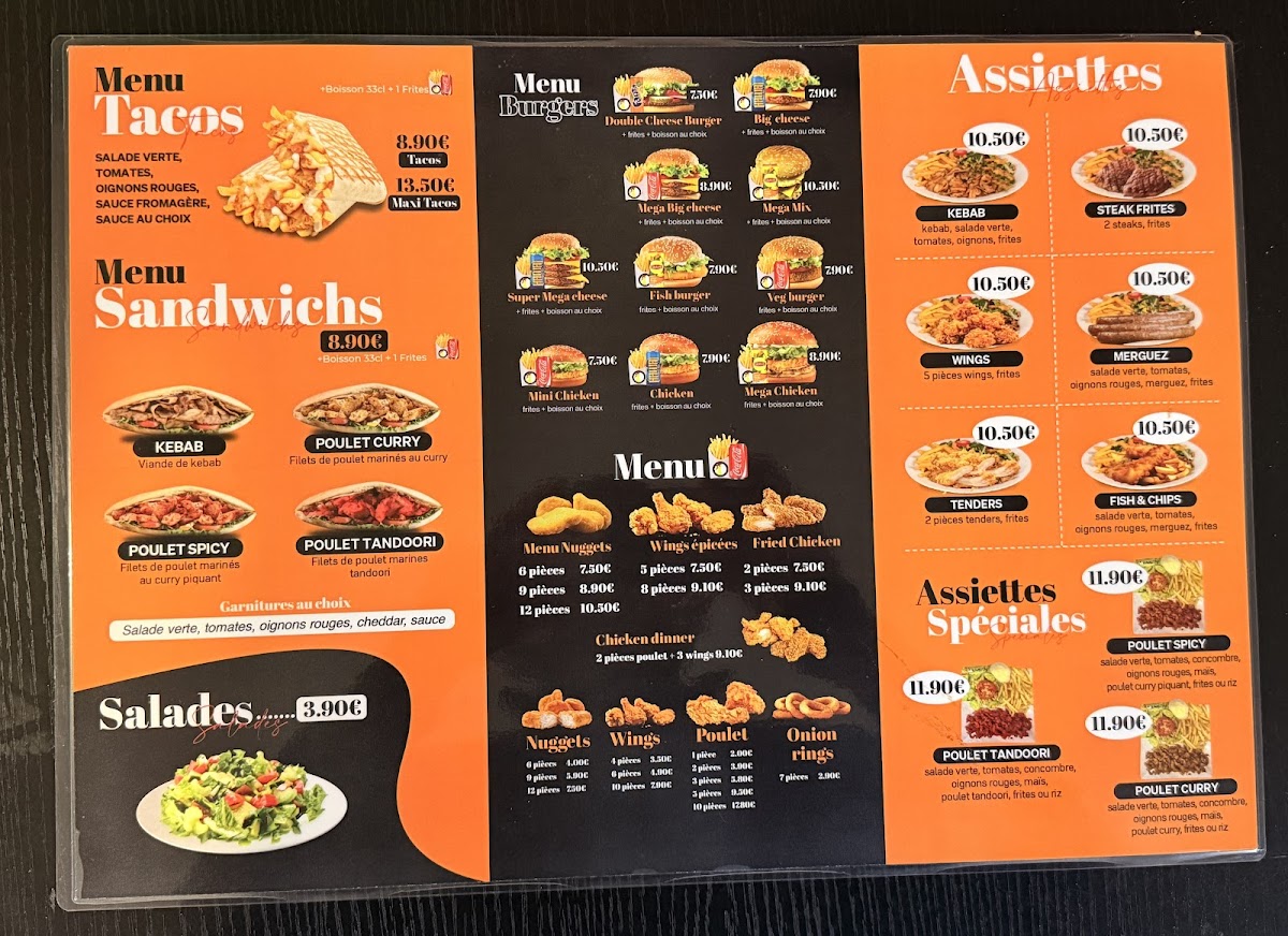 Menu Bourg Fried Chicken-1