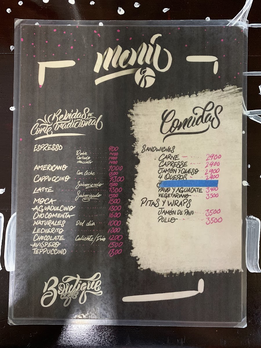 Menu Boutique Café-5