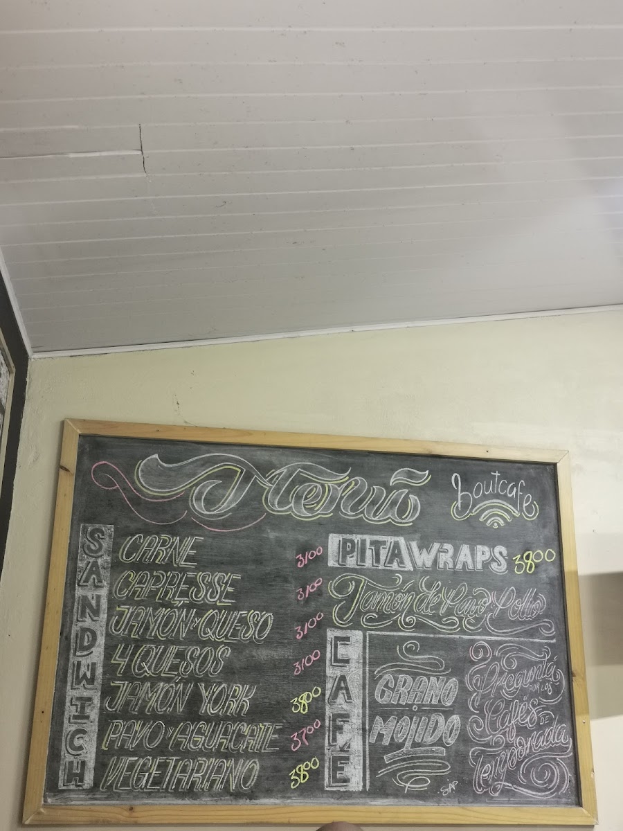 Menu Boutique Café-8