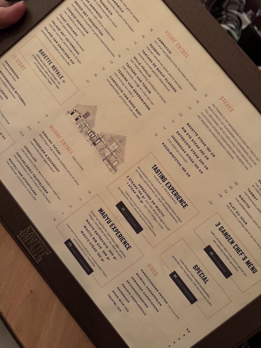 Menu Boutique Restaurant Bavette-2