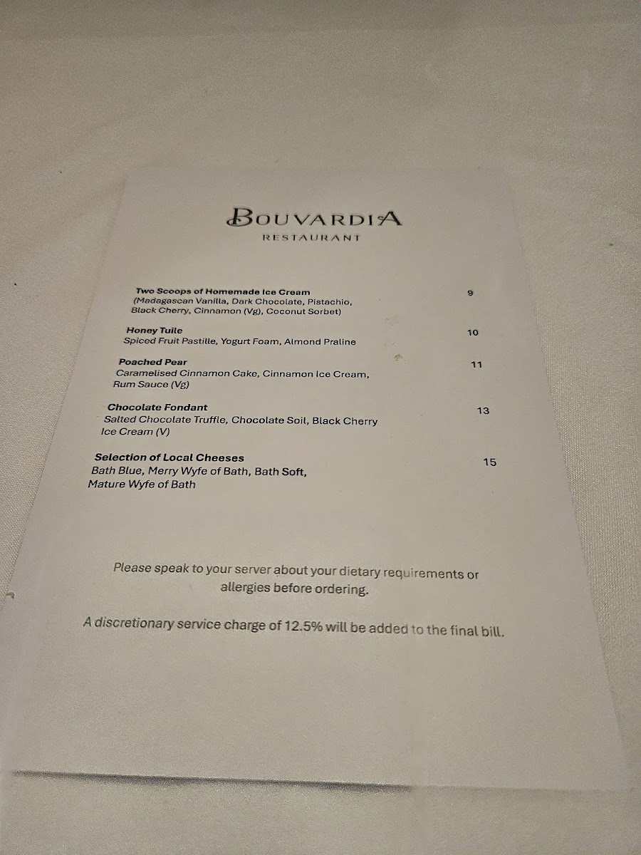 Menu Bouvardia Restaurant Bath-5