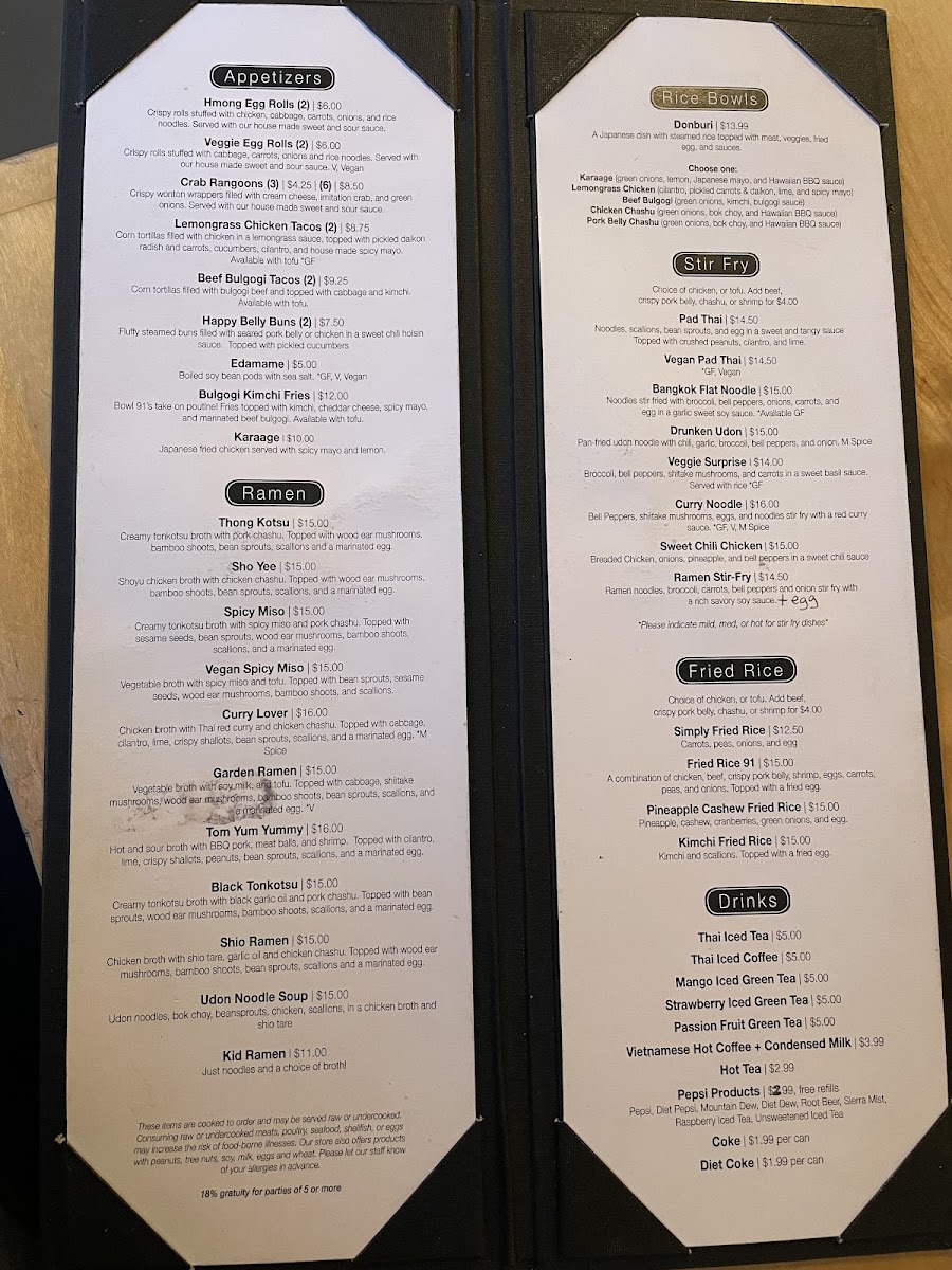Menu Bowl Ninety-One-6