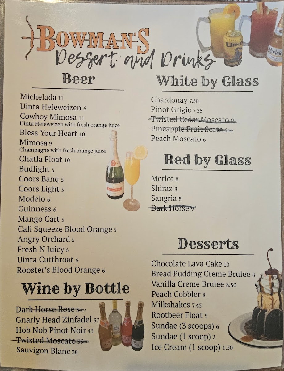 Menu Bowman's Cowboy Kitchen-4