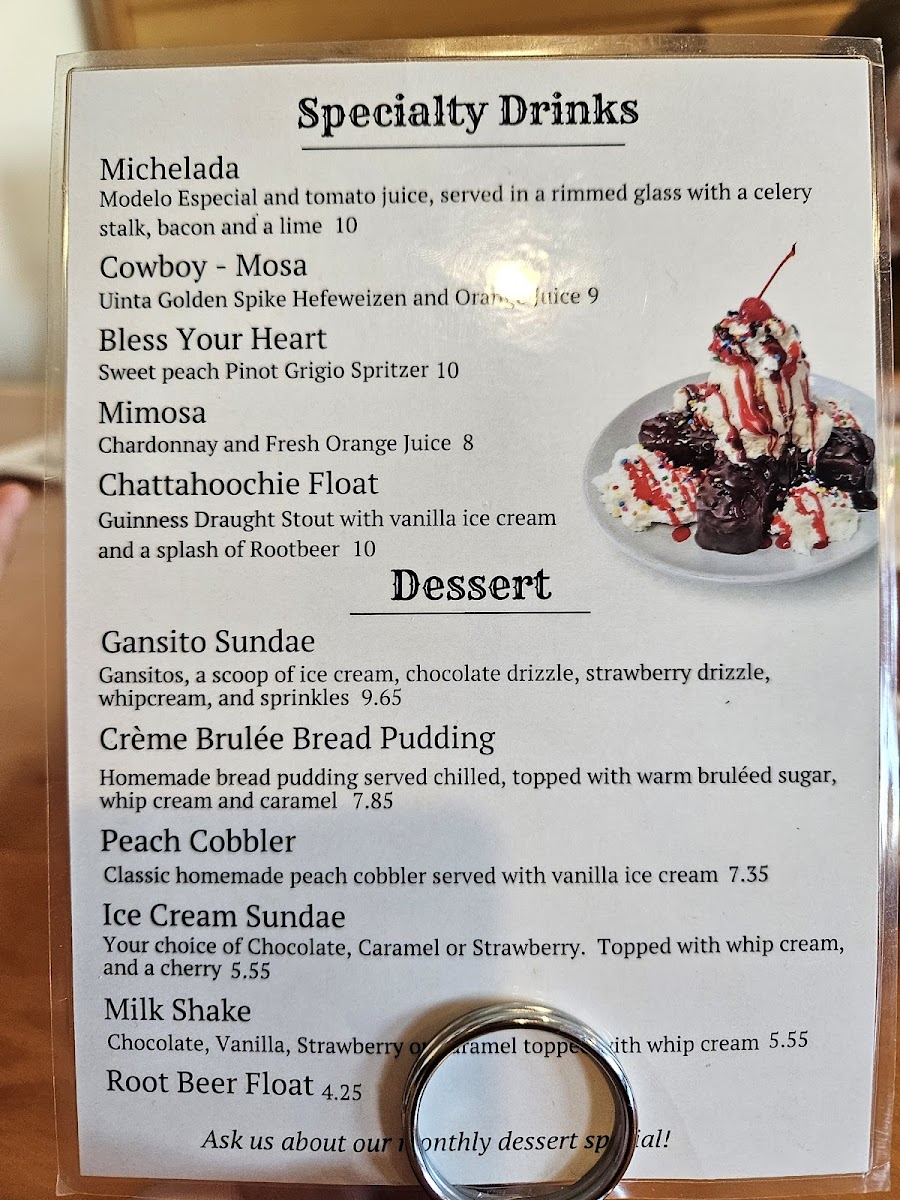 Menu Bowman's Cowboy Kitchen-7
