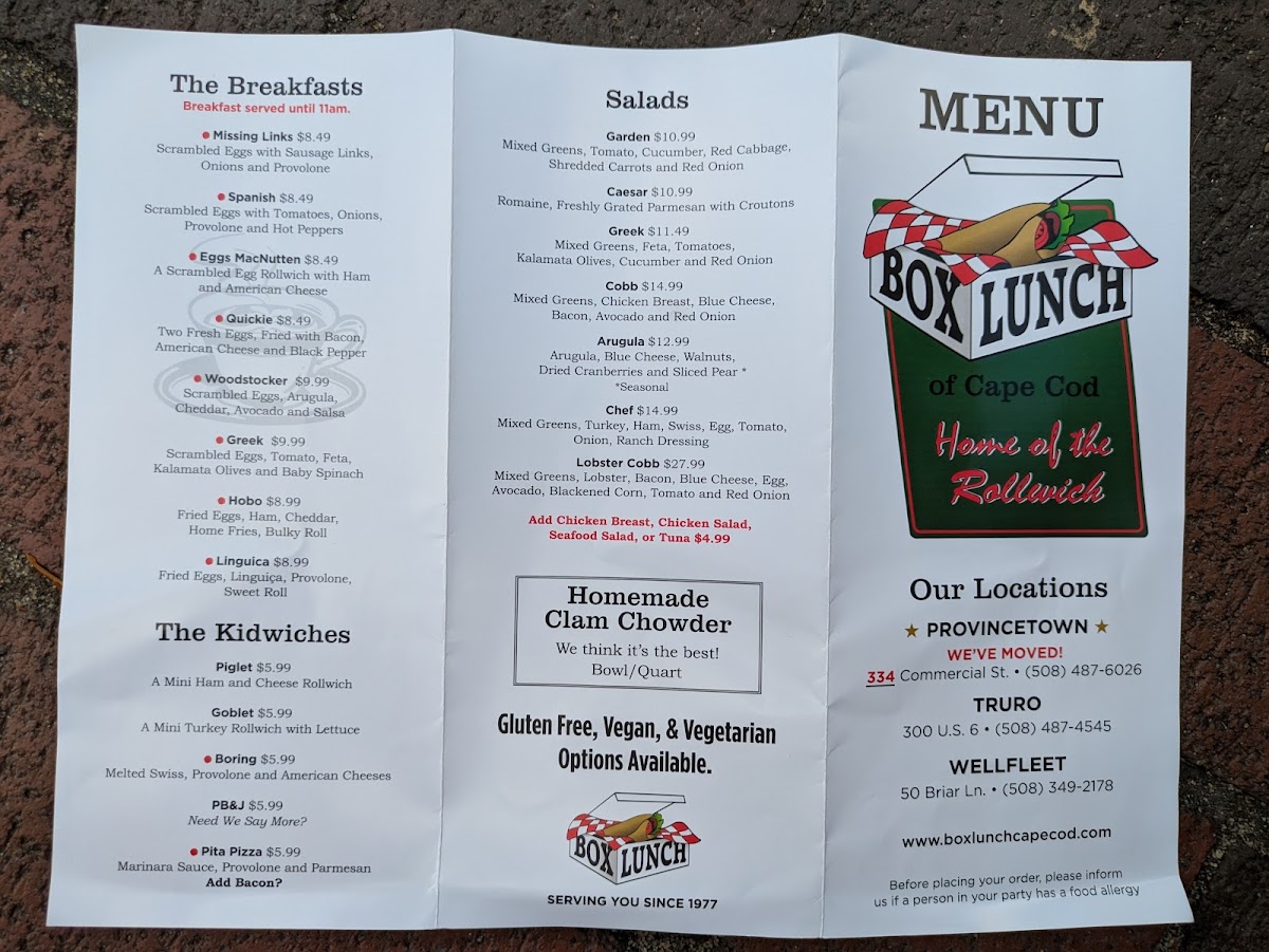 Menu Box Lunch Provincetown-3