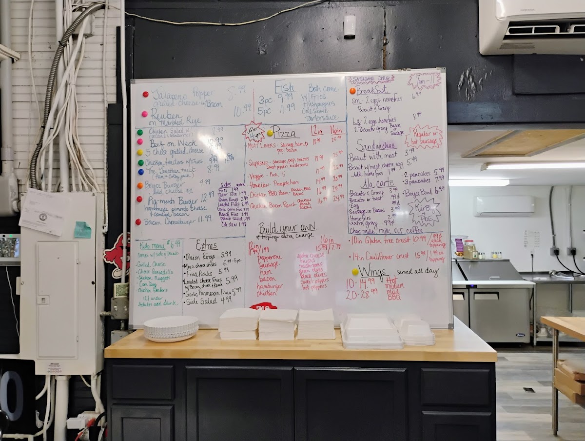 Menu Boyce General Store-2