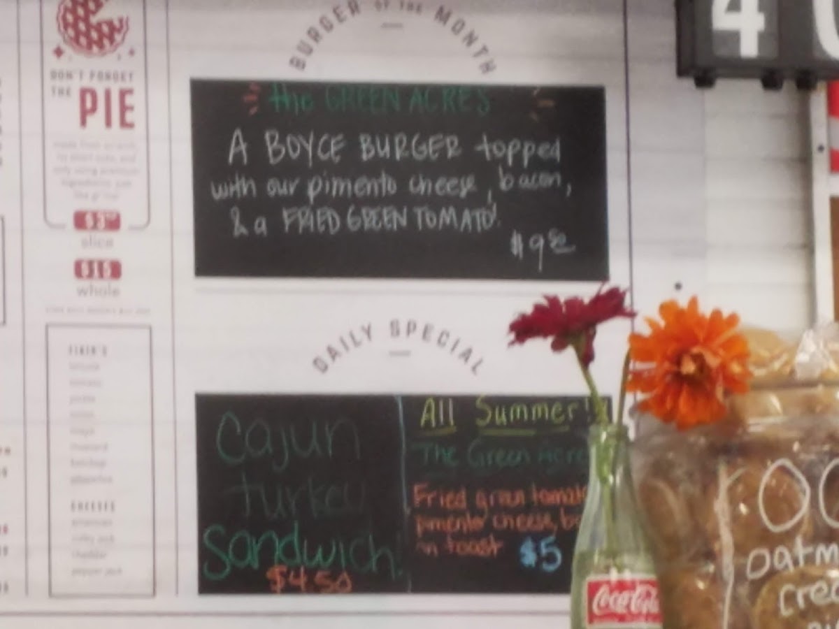 Menu Boyce General Store-3