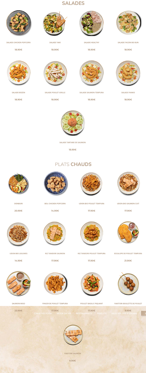 Menu Bozen Cannes - Sushis & Creative Food-8