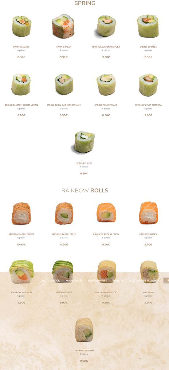 Menu Bozen Cannes - Sushis & Creative Food-9