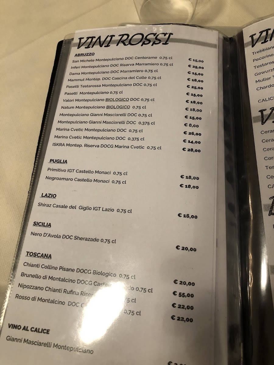 Menu Braceria 69-2