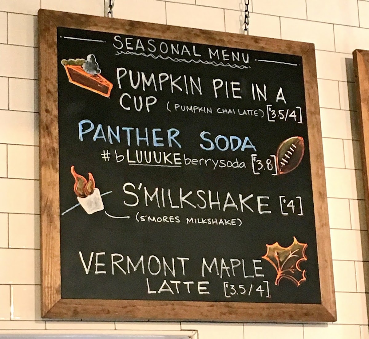 Menu Brakeman's Coffee & Supply-4