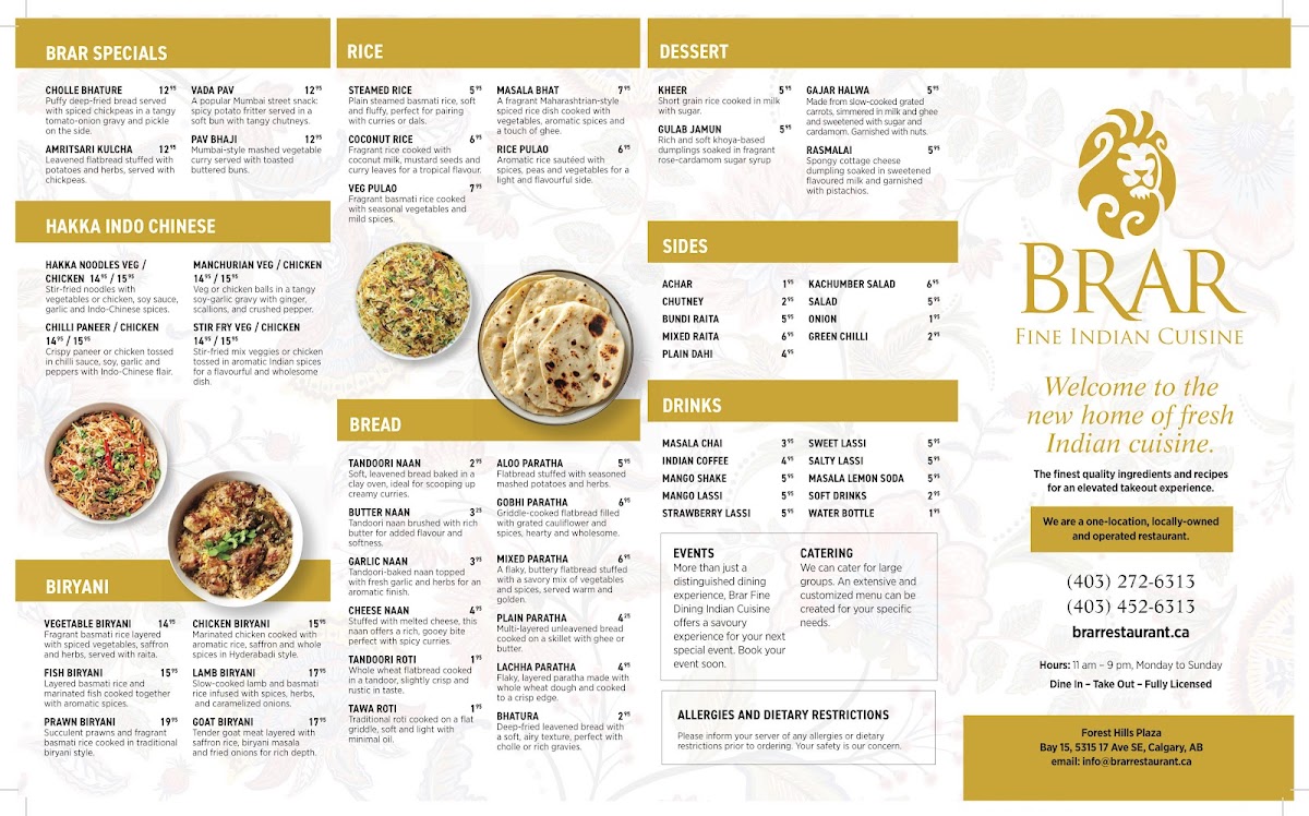 Menu Brar Fine Indian Cuisine-2