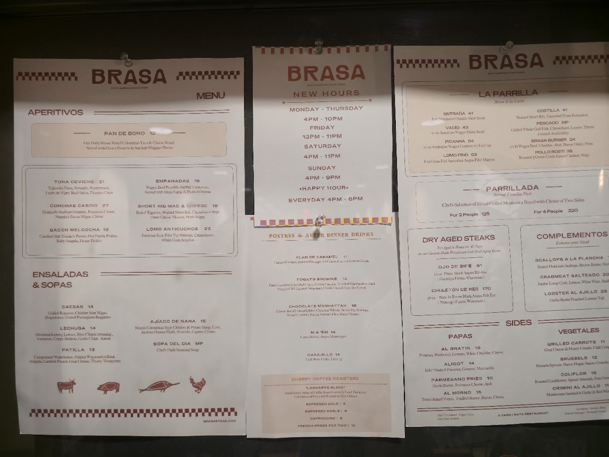 Menu Brasa South American Steakhouse-2