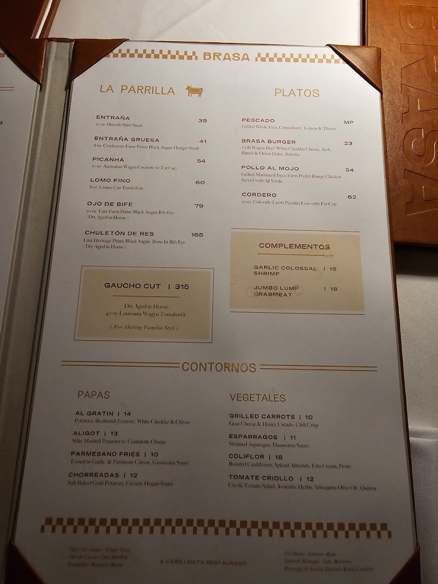 Menu Brasa South American Steakhouse-9