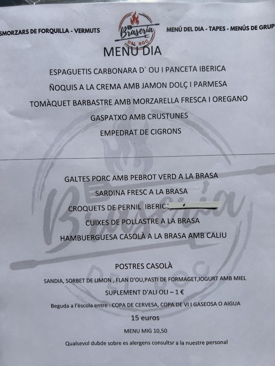 Menu Braseria Del Roc-4