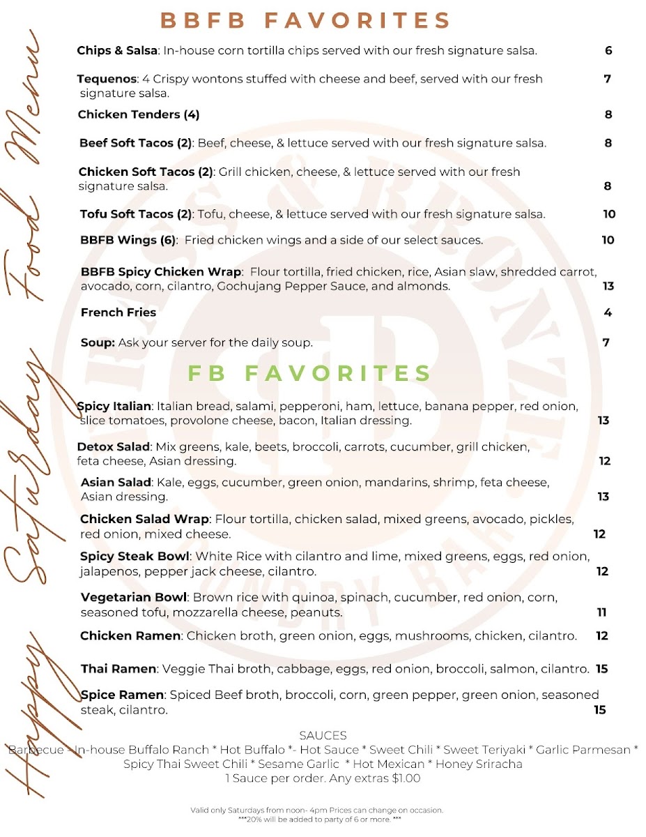 Menu Brass & Bronze Foundry Bar-1