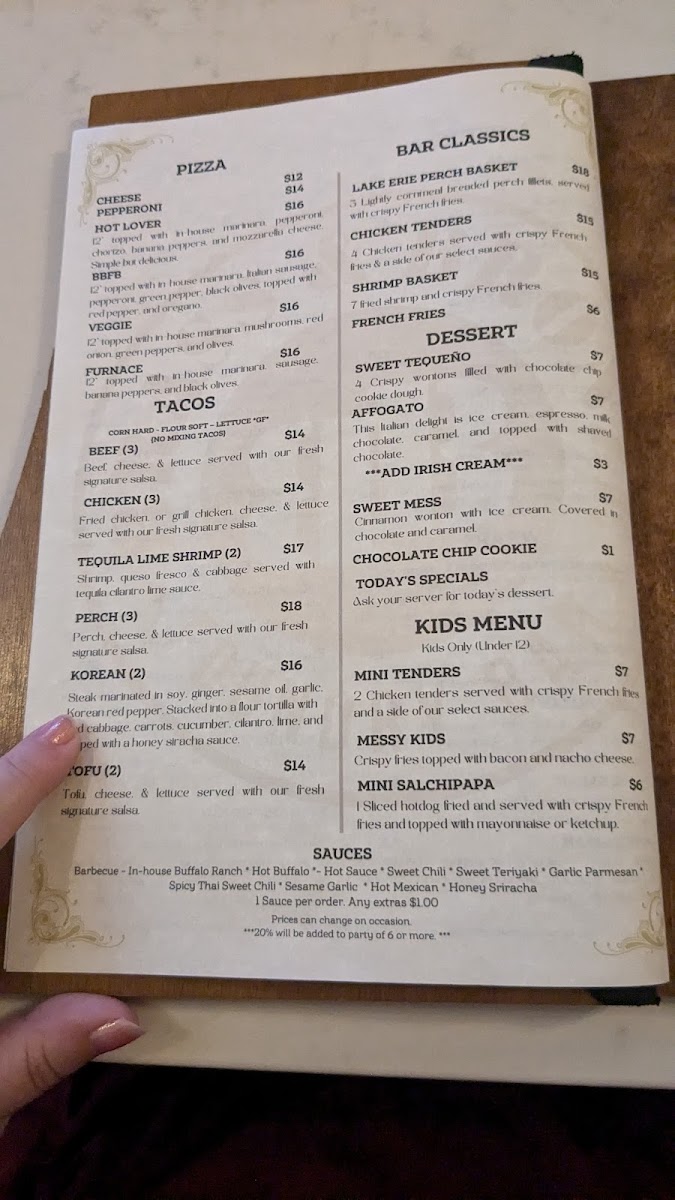 Menu Brass & Bronze Foundry Bar-4