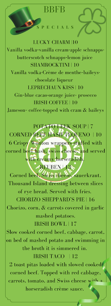 Menu Brass & Bronze Foundry Bar-8