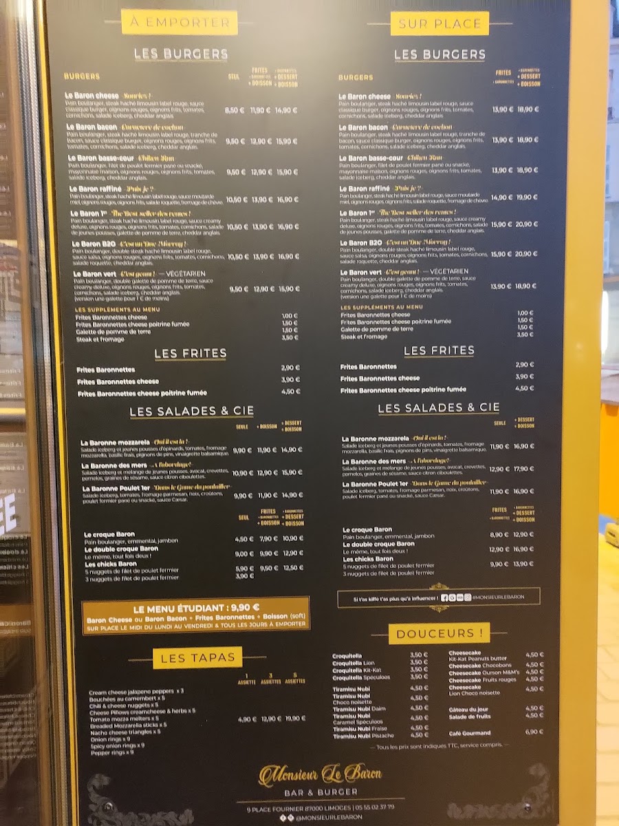 Menu Brasserie - Burger Monsieur Le Baron-6