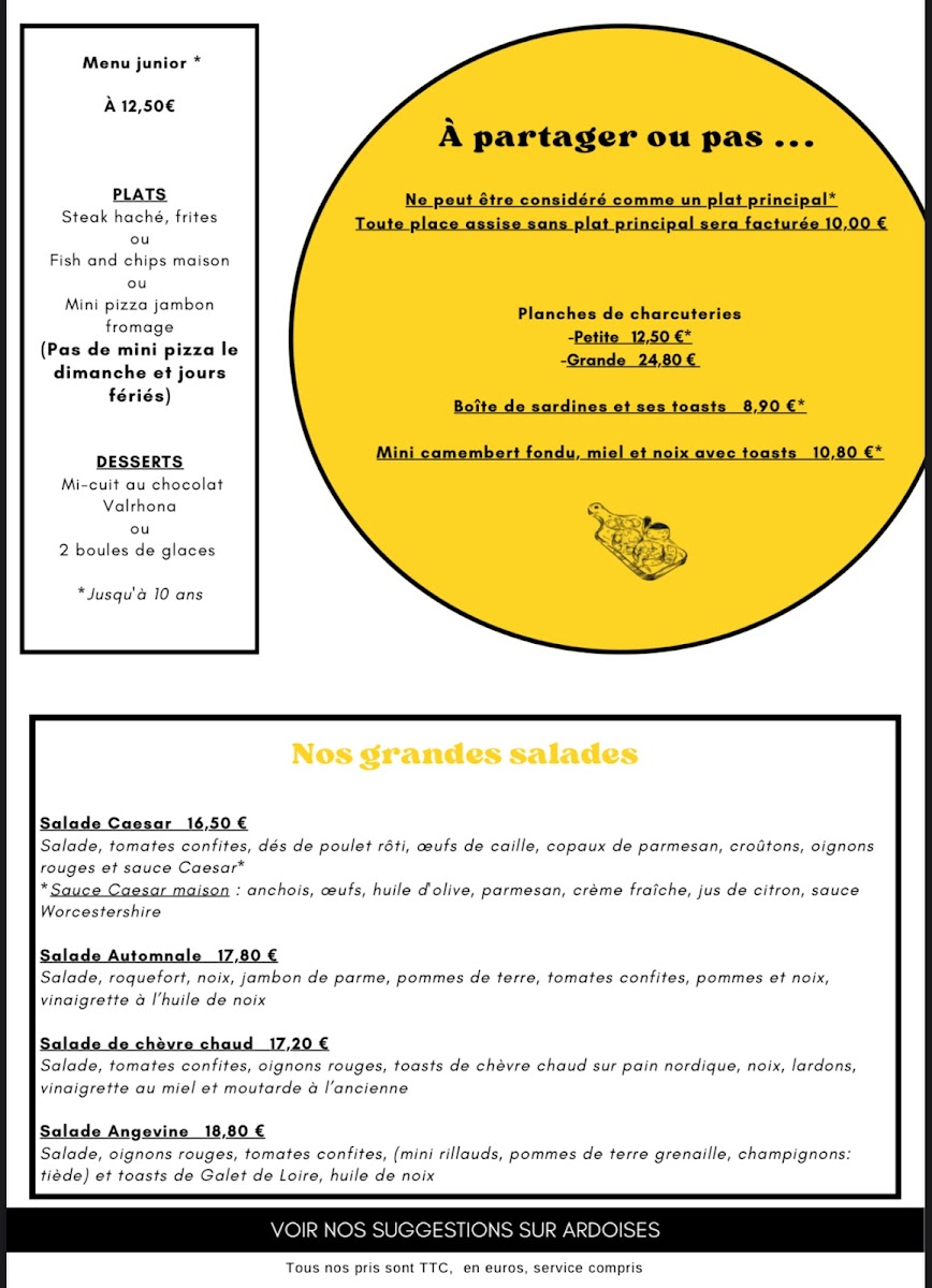 Menu Brasserie De La Maine-3