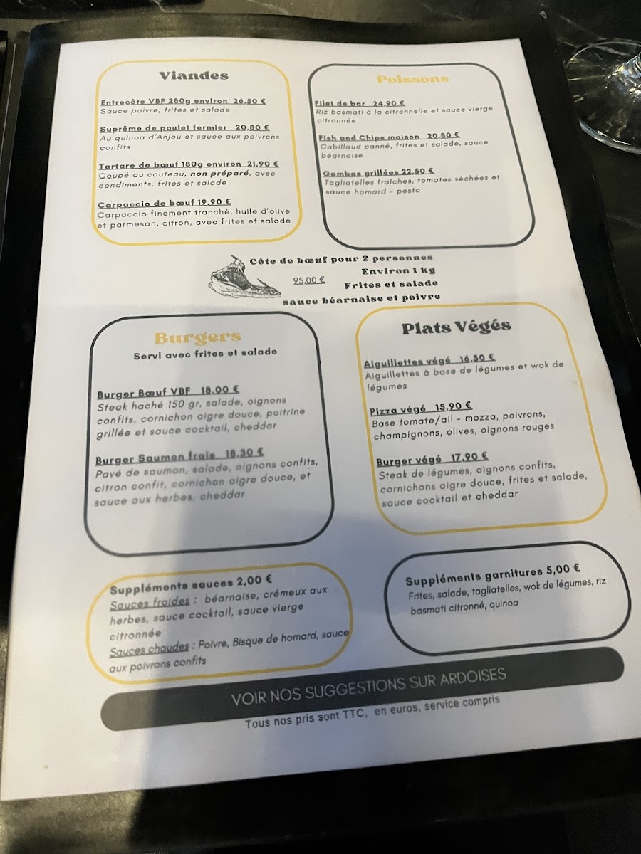 Menu Brasserie De La Maine-4