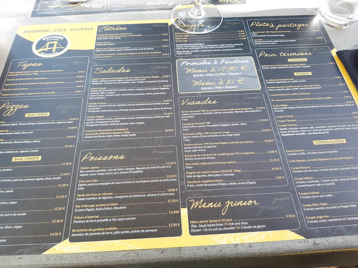 Menu Brasserie De La Maine-9