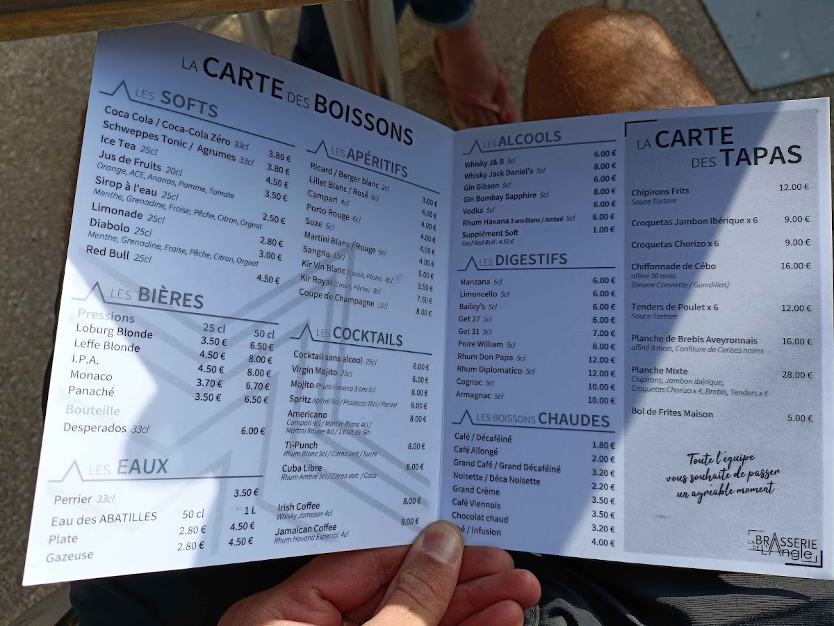 Menu Brasserie De L’Angle-8