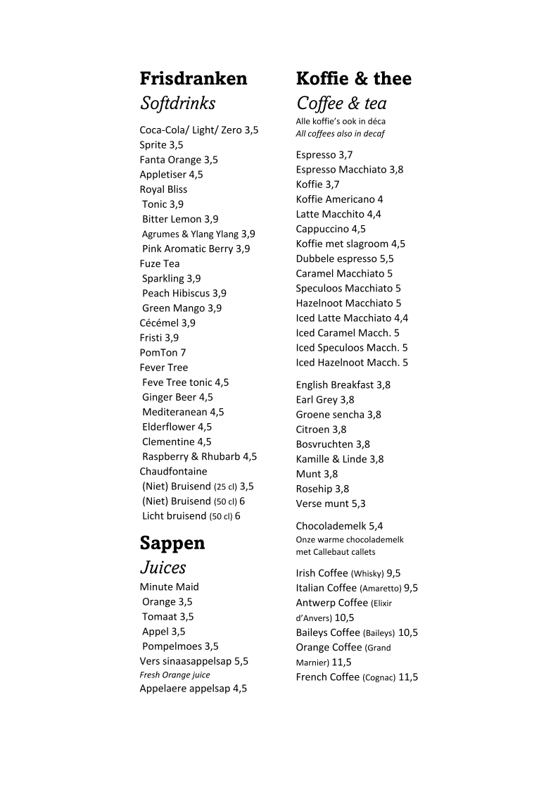 Menu Brasserie Den Antigoon-2