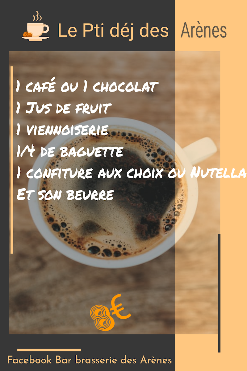 Menu Brasserie Des Arènes-9