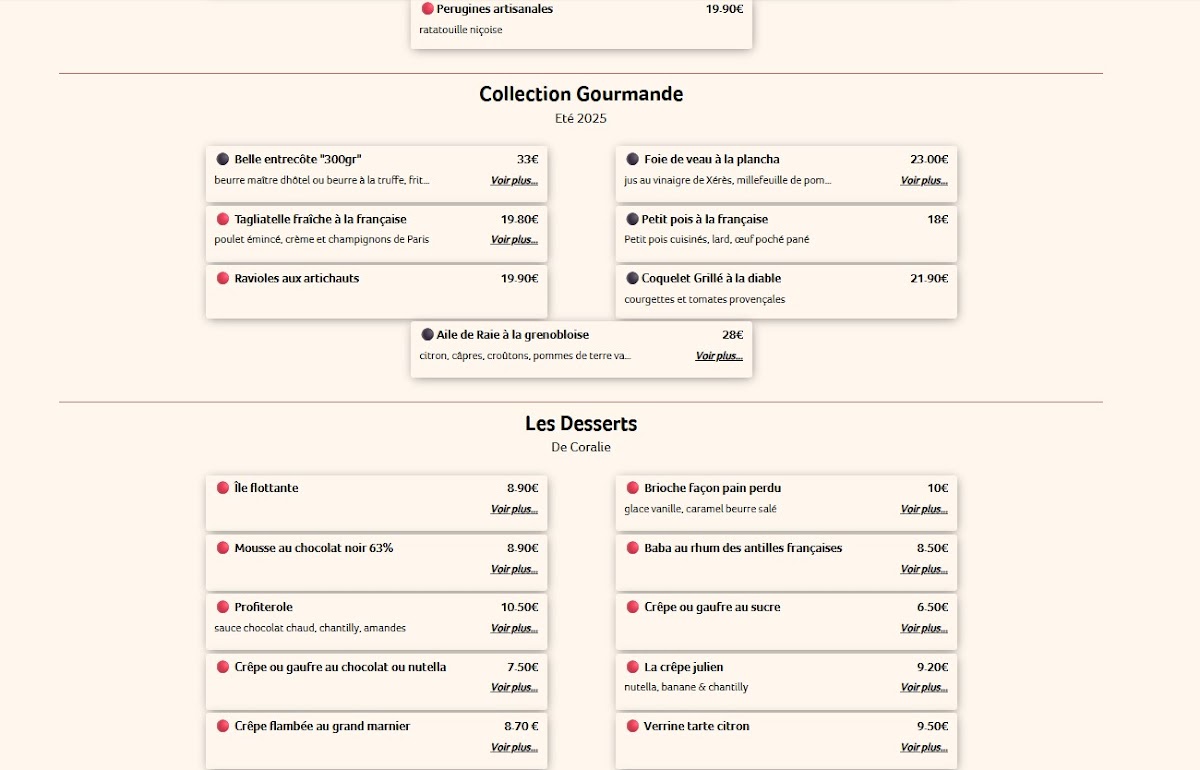Menu Brasserie Julien Shopping Promenade Riviera-3