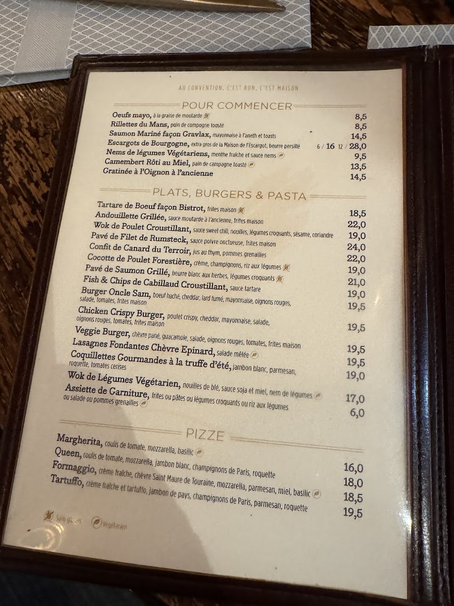 Menu Brasserie Le Convention-3