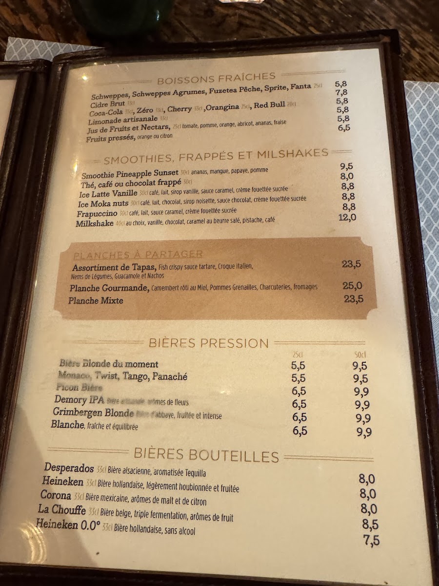 Menu Brasserie Le Convention-4