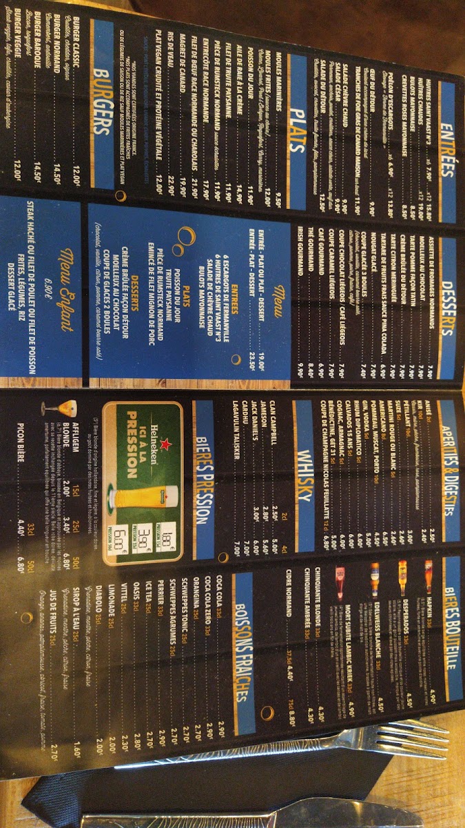 Menu Brasserie 'le Detour'-9
