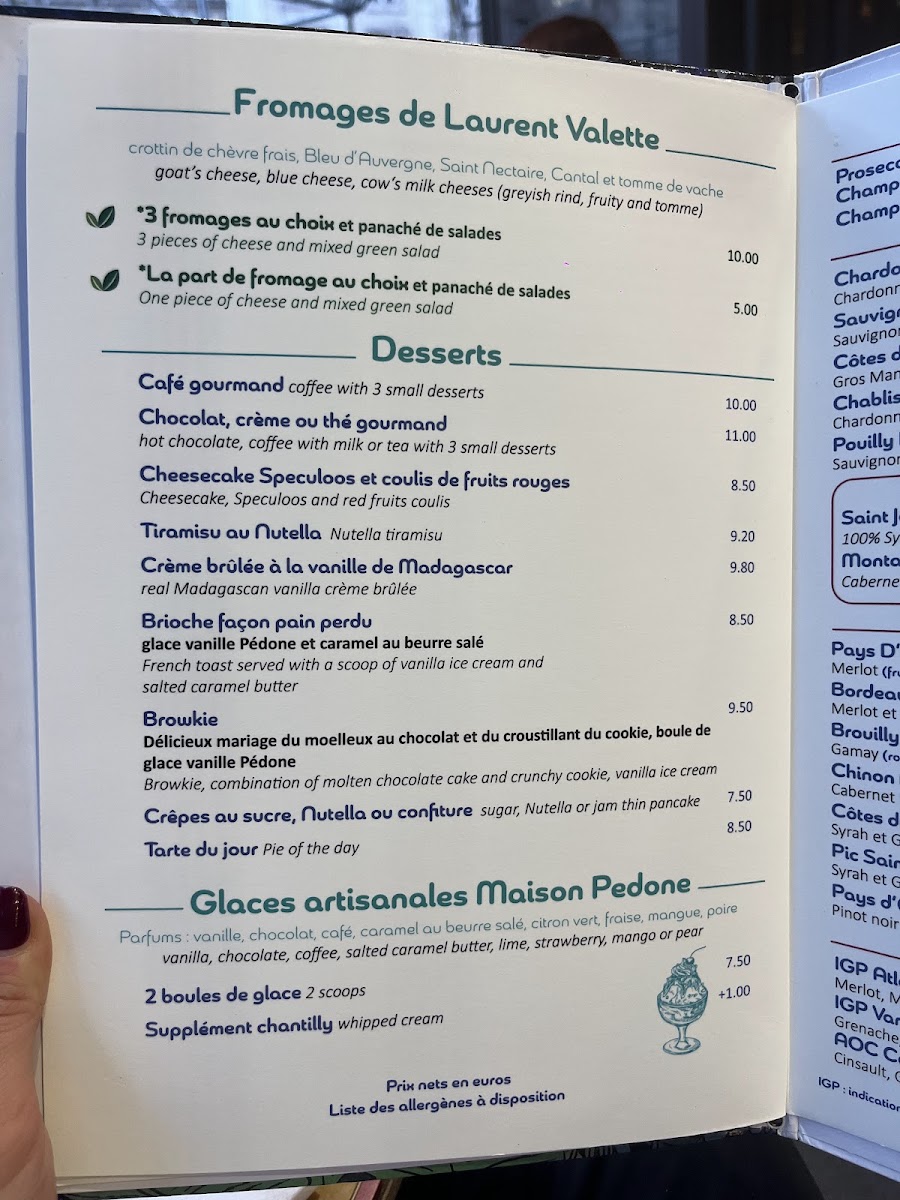 Menu Brasserie Le Quartier Général-9