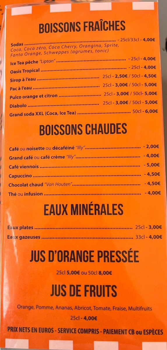 Menu Brasserie Le Tropic’S-8
