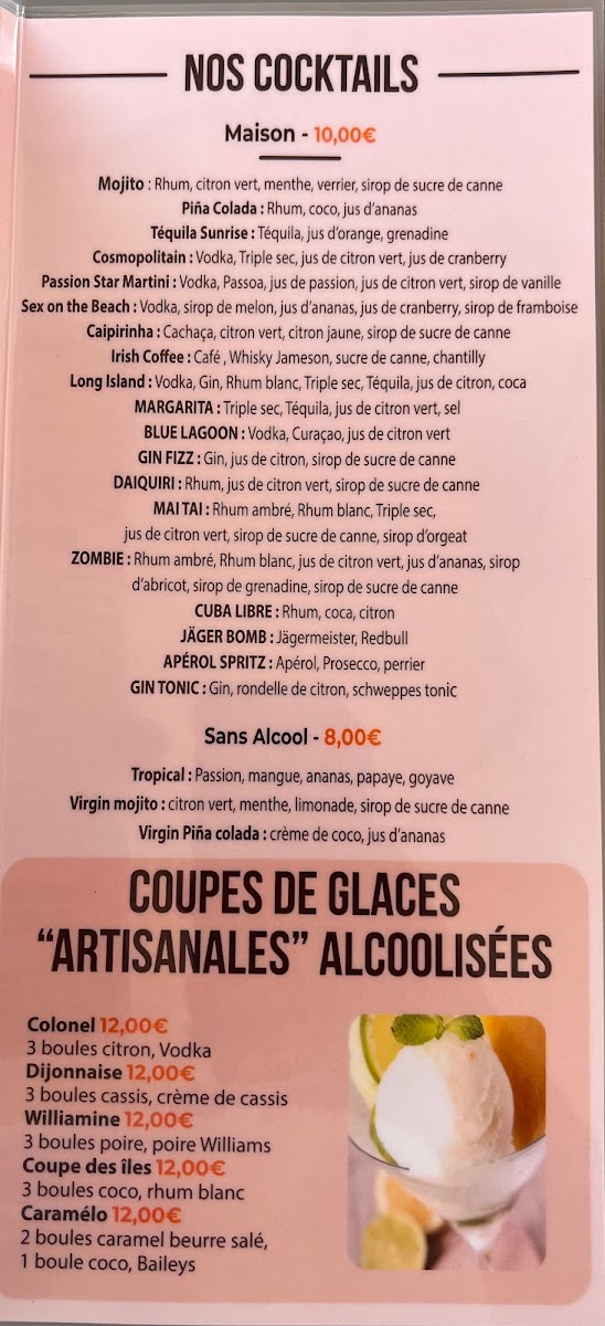 Menu Brasserie Le Tropic’S-9