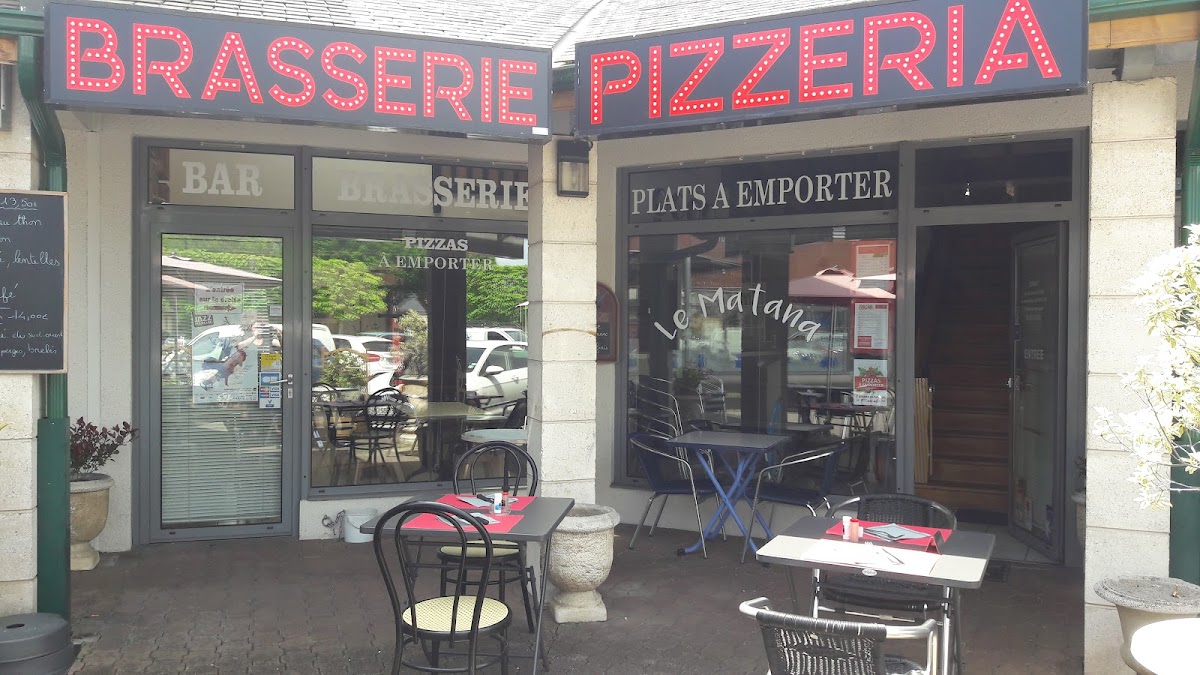 Brasserie Pizzeria Le Matana. Vente A Emporter.