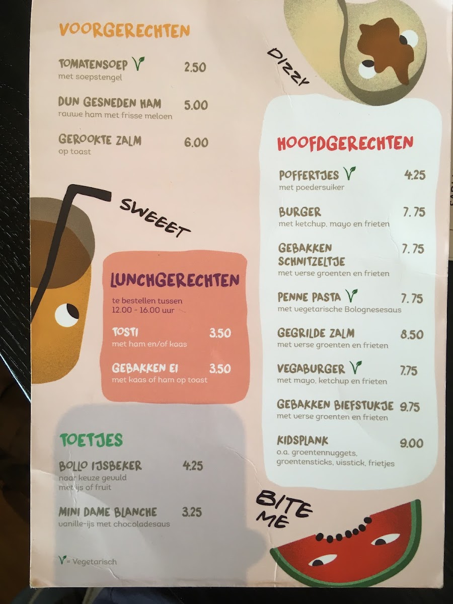 Menu Brasserie Port Greve-1