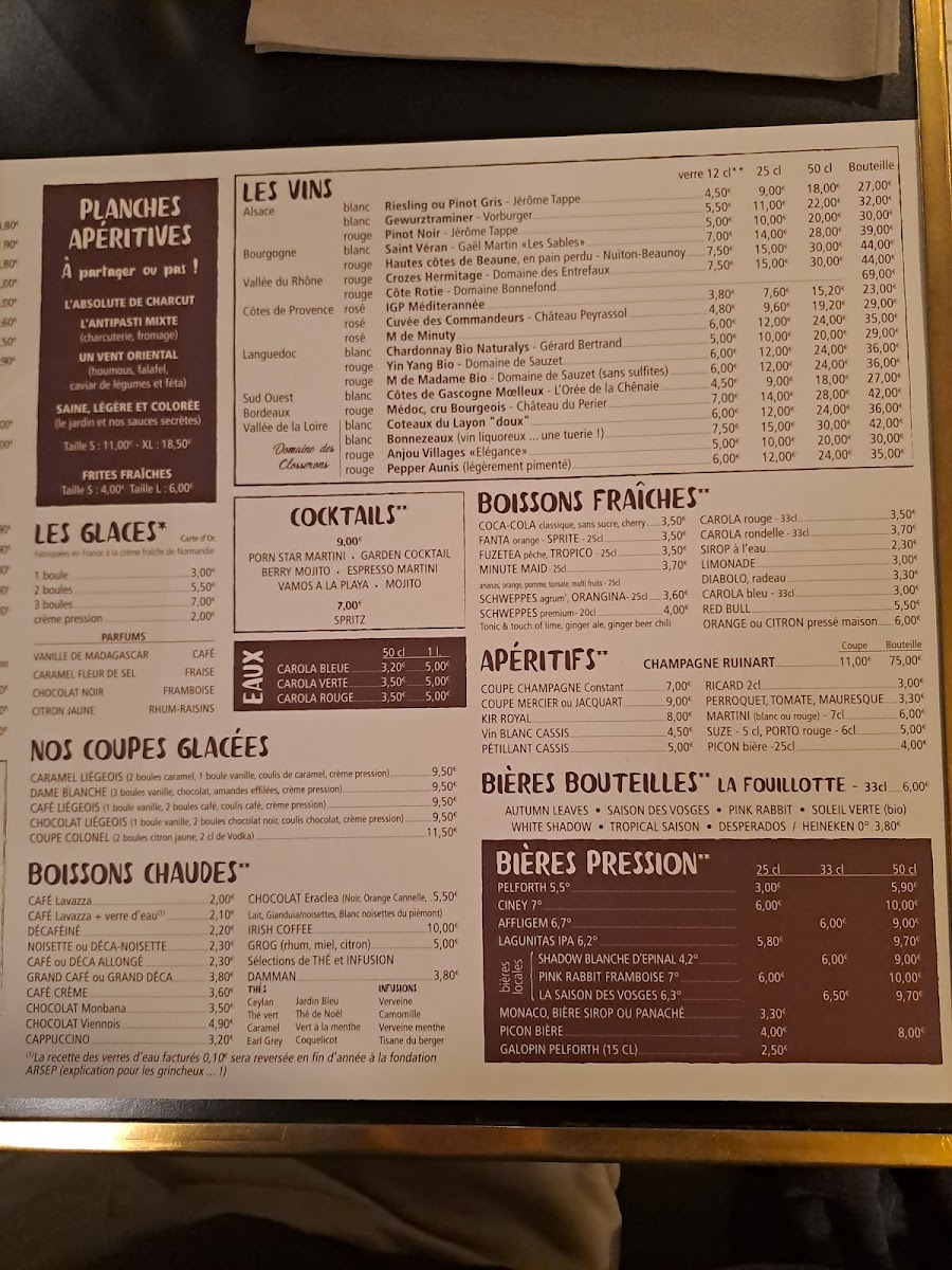 Menu Brasserie - Restaurant Du Commerce-2