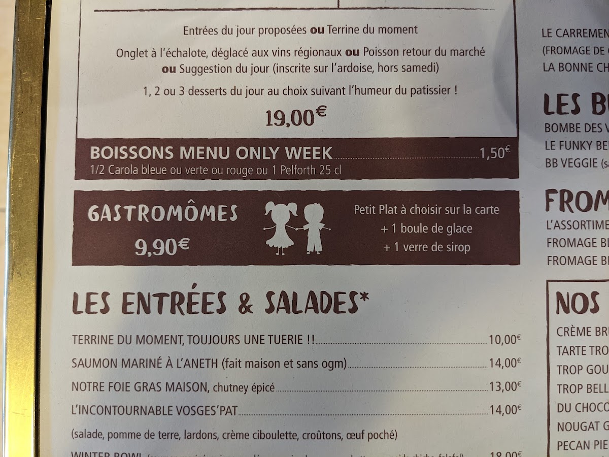 Menu Brasserie - Restaurant Du Commerce-6