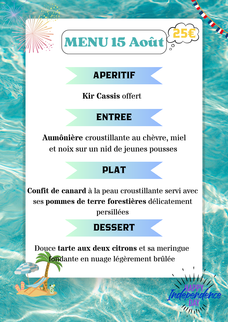 Menu Brasserie Restaurant Les B (Ex Libanais)-10