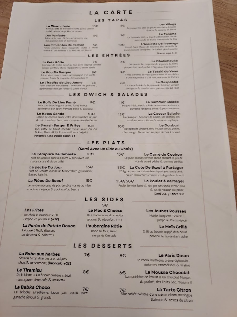 Menu Brasserie Zaï Zaï-6