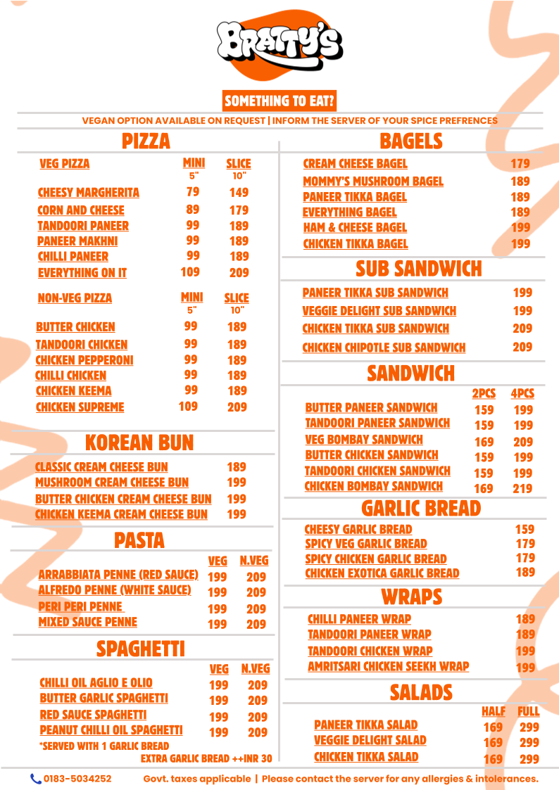 Menu Bratty's-1