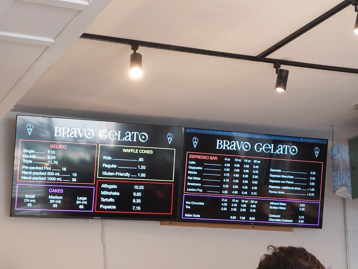 Menu Bravo Gelato-1