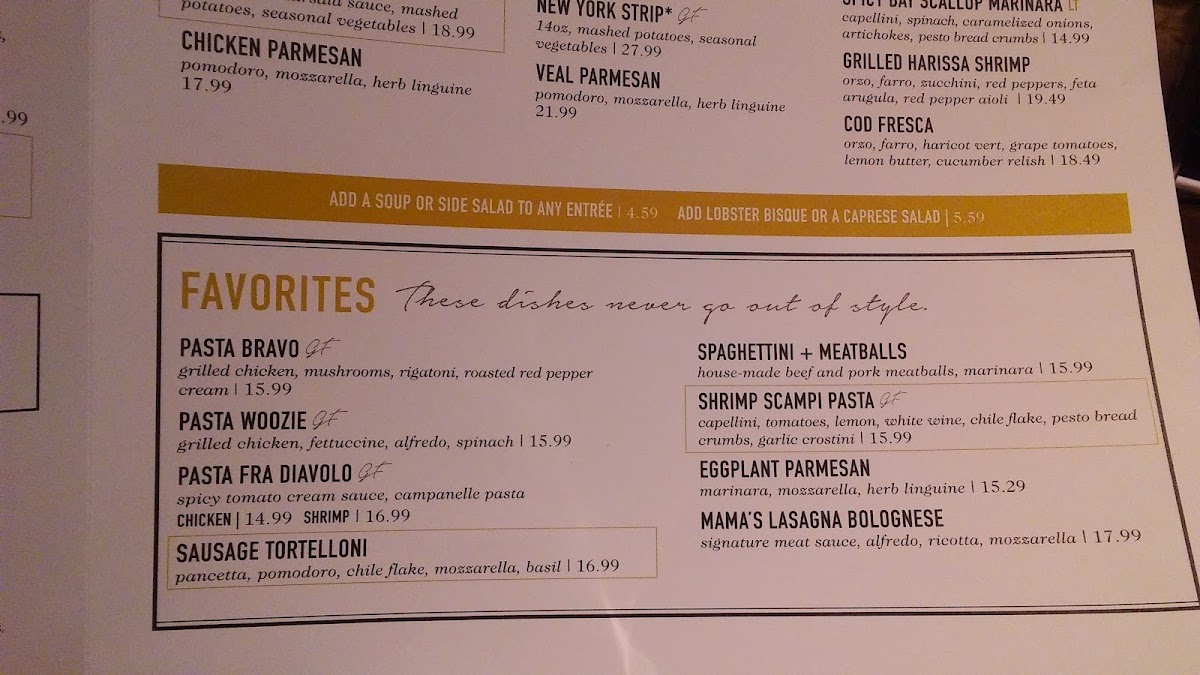 Menu Bravo! Italian Kitchen-10